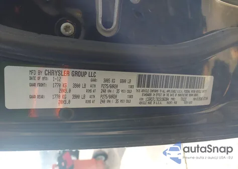 2012 Ram 1500 Slt из США, поврежденный, VIN 1C6RD7LT9CS196384